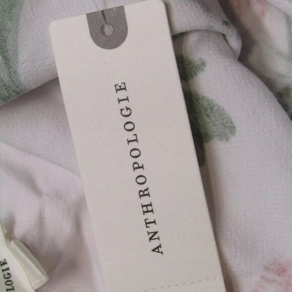 NEW ANTHROPOLOGIE Womens Midi Skirt Pink The Tilda Slip Floral Print Size XS - Picture 10 of 13